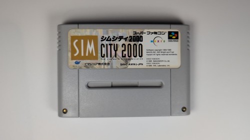 Sim city 2000 nintendo - city, super