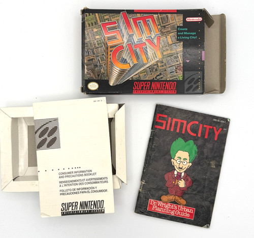 1991 super nintendo snes sim - nintendo,